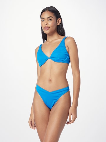 HOLLISTER Triangel Bikinitop in Blau