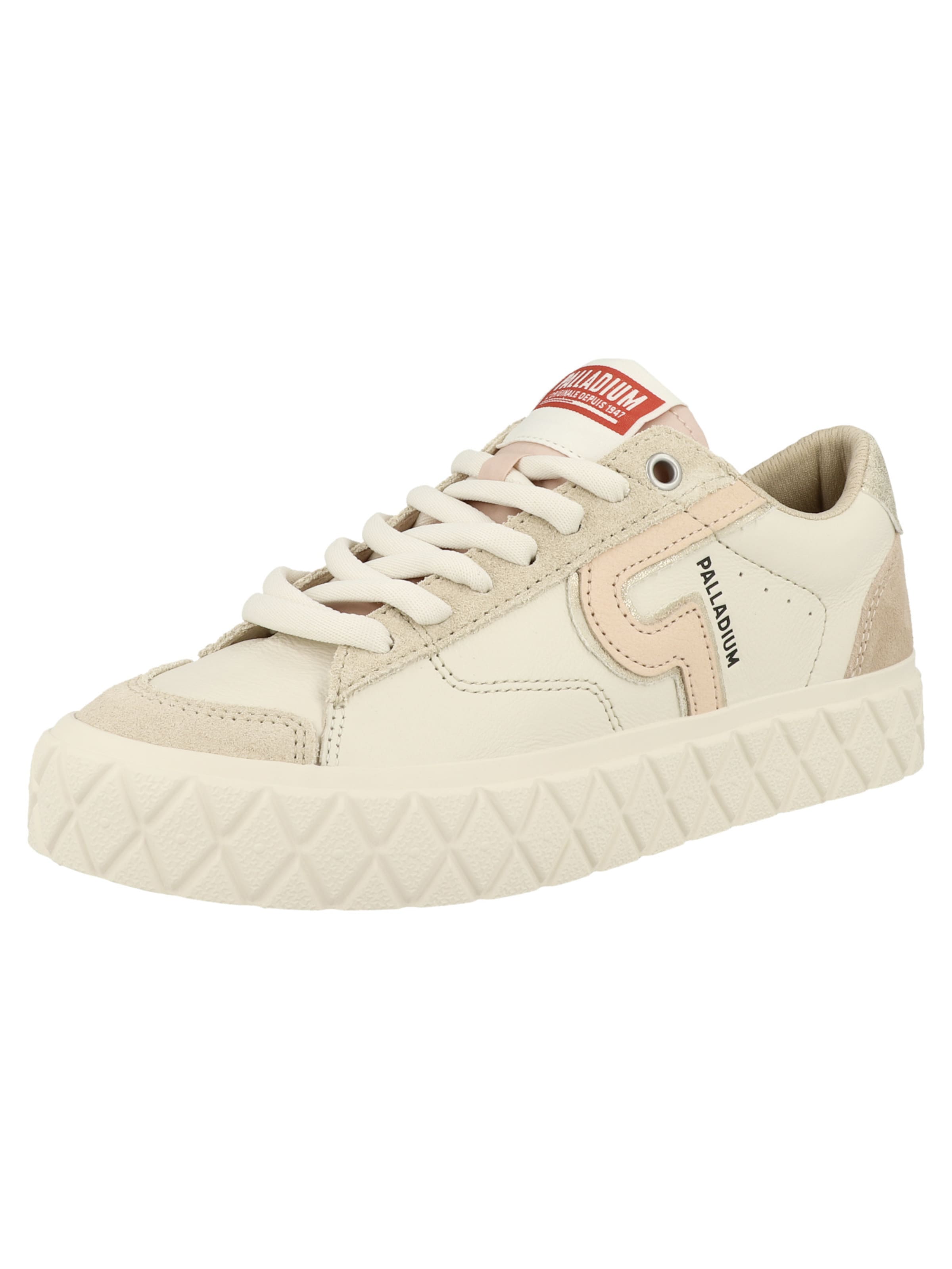 Palladium Sneakers in Beige: front