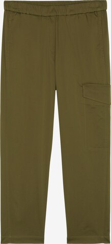 Marc O'Polo Tapered Cargobroek in Groen: voorkant