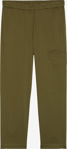 Tapered Pantaloni cargo di Marc O'Polo in verde: frontale