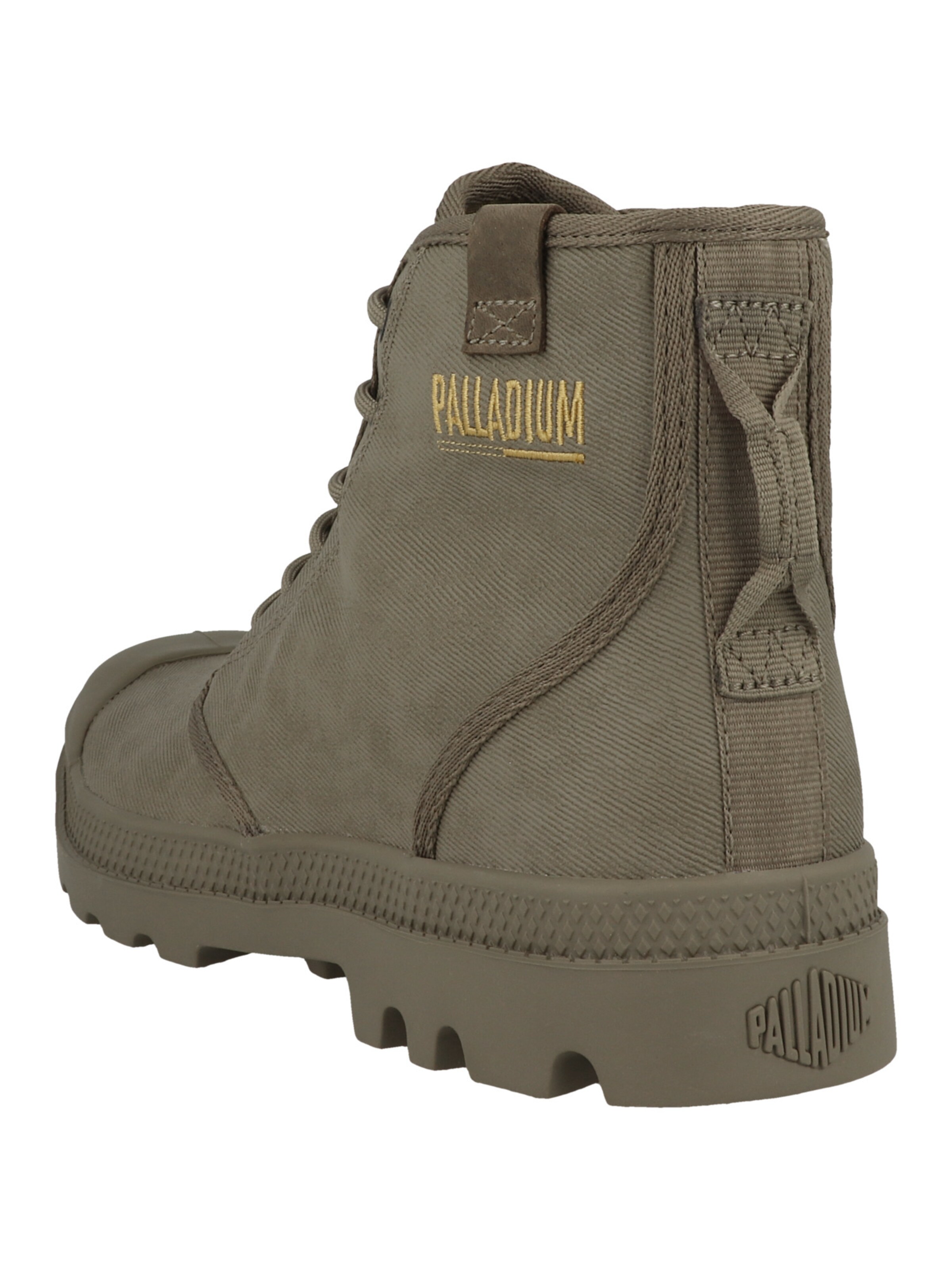 Palladium - Botas 'Pampa Hi Coated' em verde