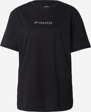 PINKO - Camisa 'STREPITOSO' em preto: frente