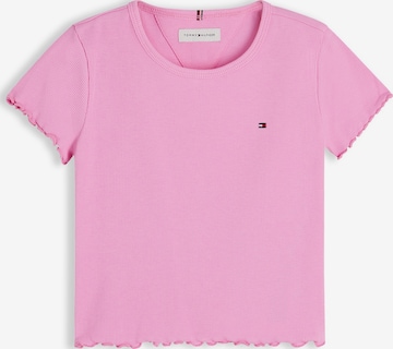 TOMMY HILFIGER Shirt 'ESSENTIAL' in Pink: front