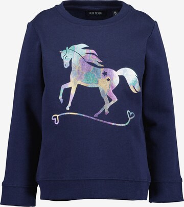 BLUE SEVEN - Sweatshirt em azul: frente