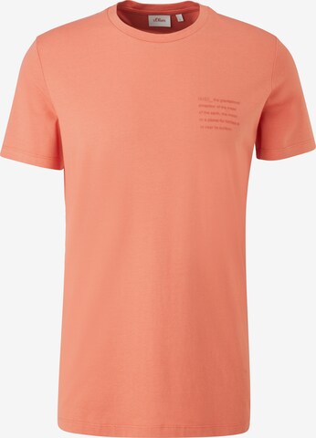 s.Oliver T-Shirt in Orange: predná strana