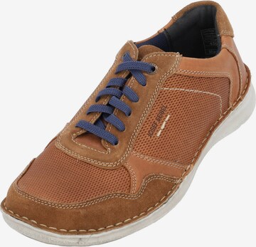 JOSEF SEIBEL Athletic Lace-Up Shoes 'Anvers 97' in Brown: front
