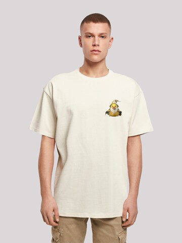 T-Shirt 'Rubber Duck Wizard' F4NT4STIC en beige : devant