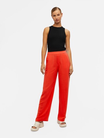Loosefit Pantaloni 'Sanne Aline' di OBJECT in arancione