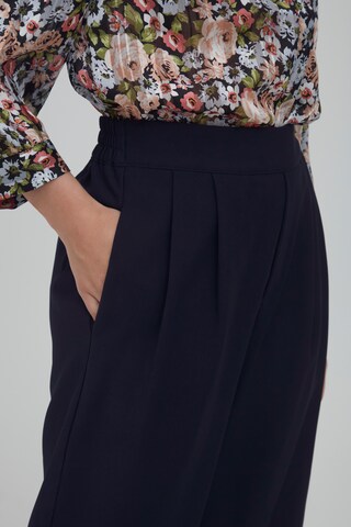 ICHI Loosefit Bandplooibroek 'IXLUXA' in Blauw