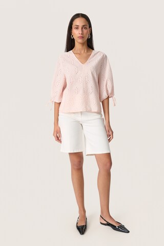 SOAKED IN LUXURY Bluse 'Joella' i pink