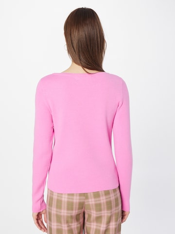 VERO MODA Sweater 'GOLD NEEDLE' in Pink