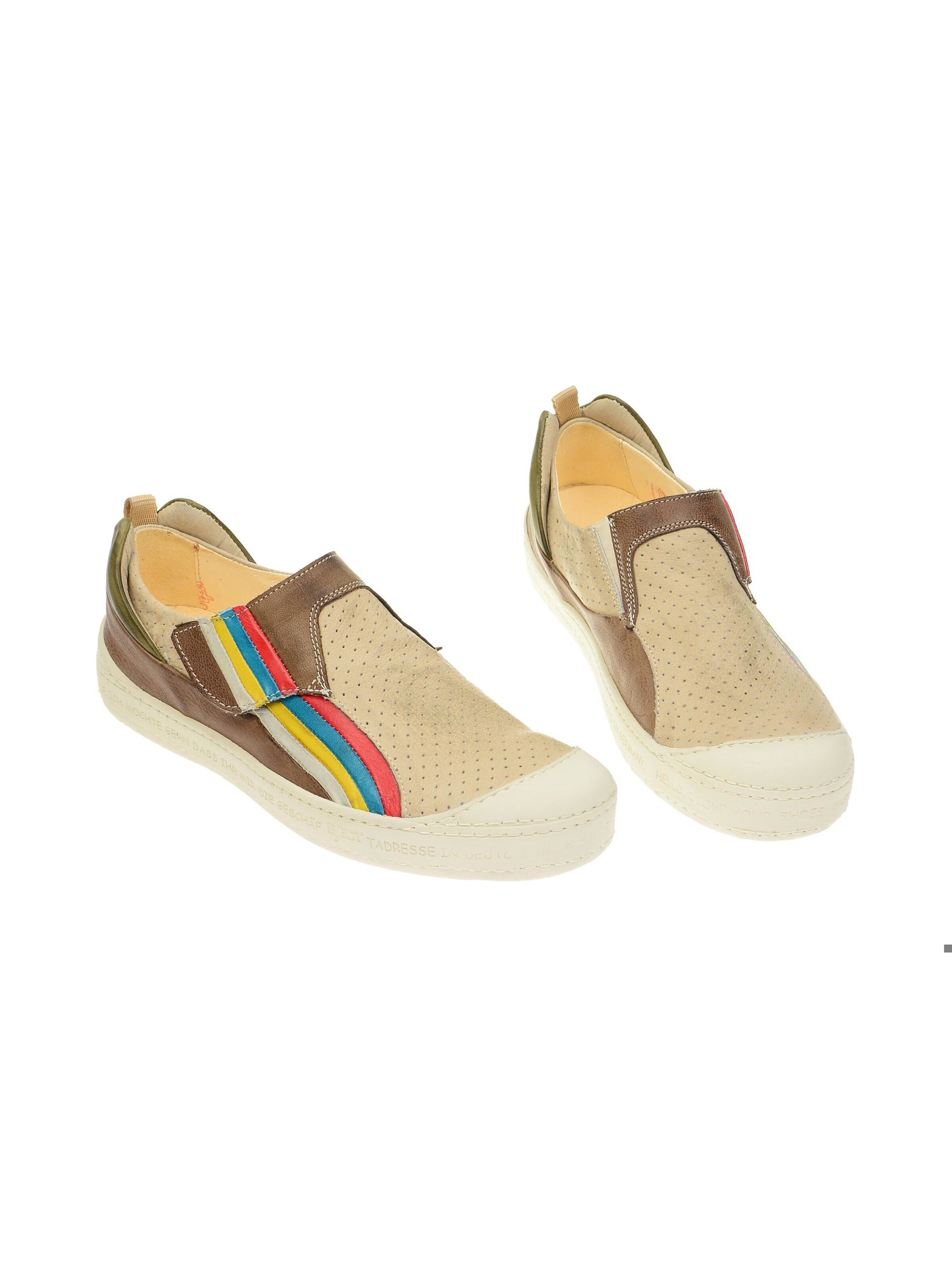 EJECT Hausschuh 'Eject Sneaker Dass Slipper beige braun multi'‌‌‌‌‌‌‌‌‌‌ in Beige