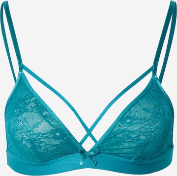 Hunkemöller Triangle Bra in Green: front