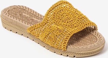 Brasileras Sandal 'Bohooz' in Yellow: front