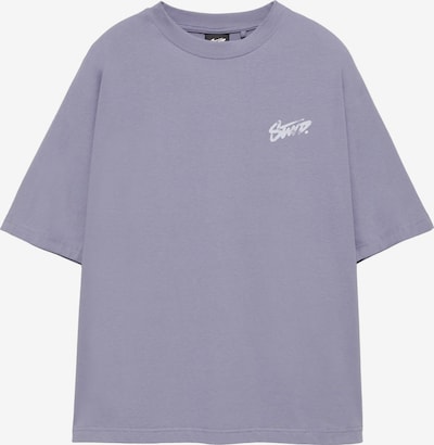Pull&Bear Paita 'STWD' koossa XS värissä vaaleanvioletti / valkoinen, Tuotenäkymä