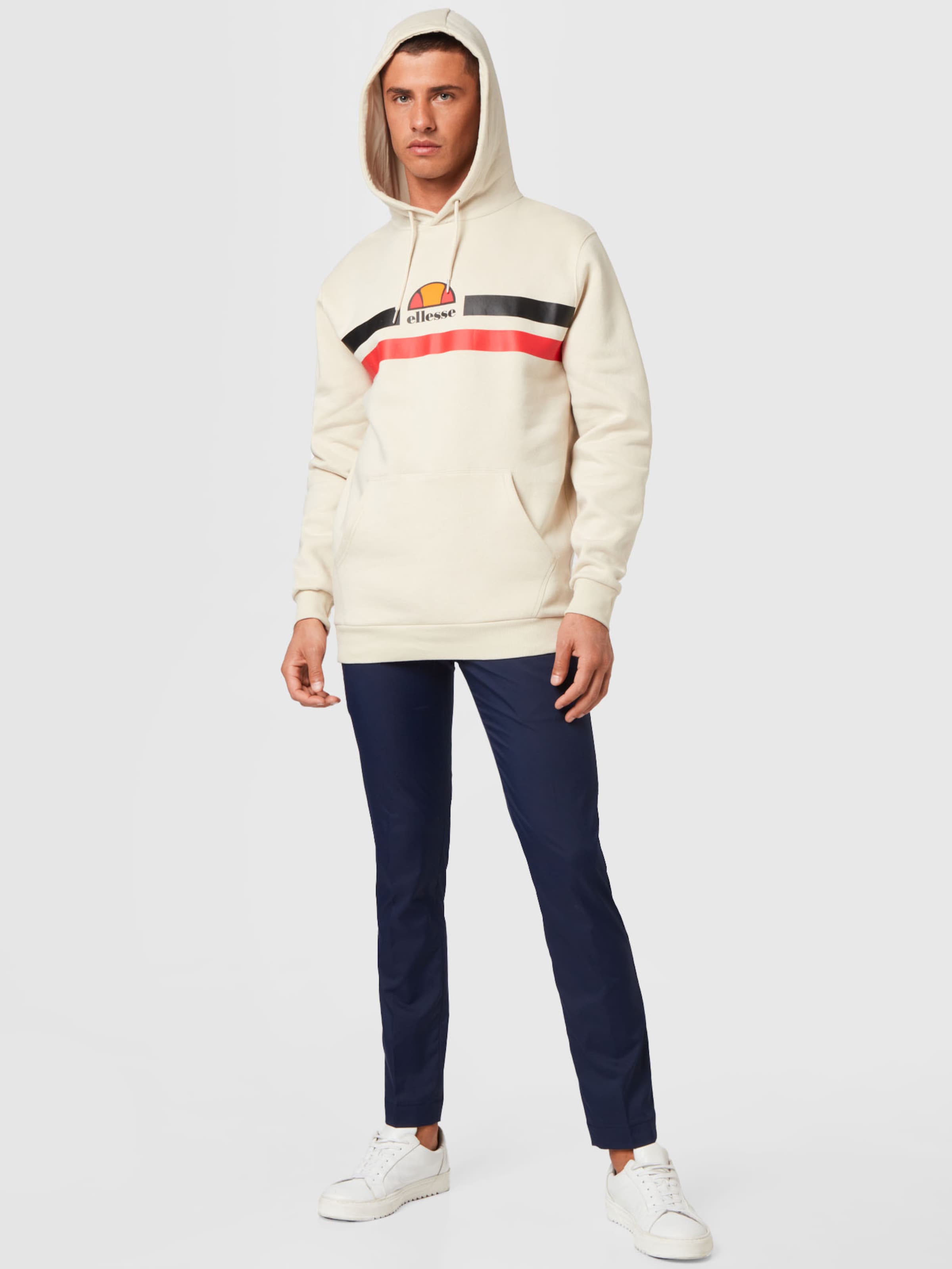 Männer Sweat ELLESSE Sweatshirt 'Alroni' in Creme - YE37556 Männer Sweat ELLESSE Sweatshirt 'Alroni' in Creme - YE37556
