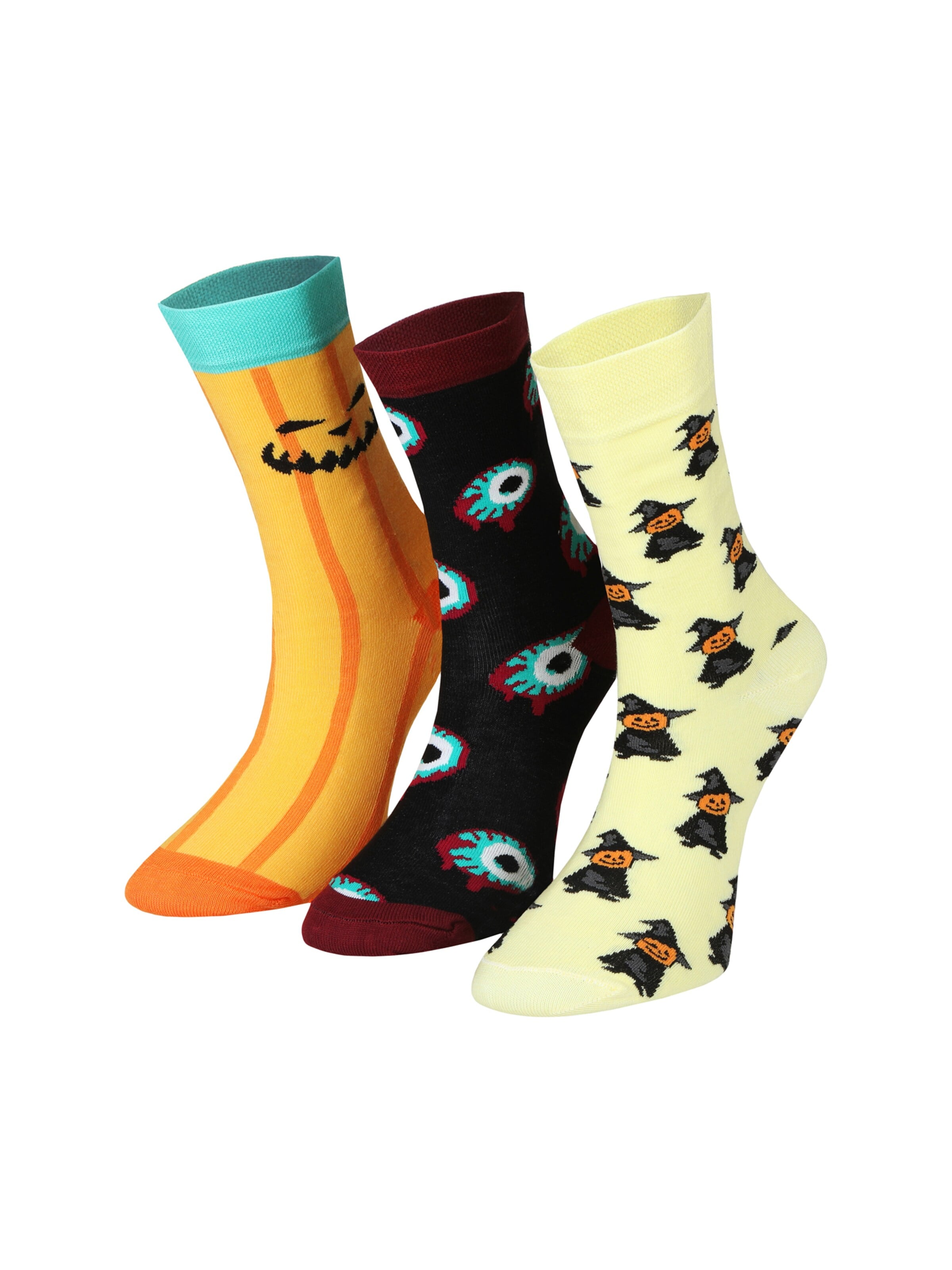 Crea Socks Sokken 'Halloween' in Gemengde kleuren: voorkant