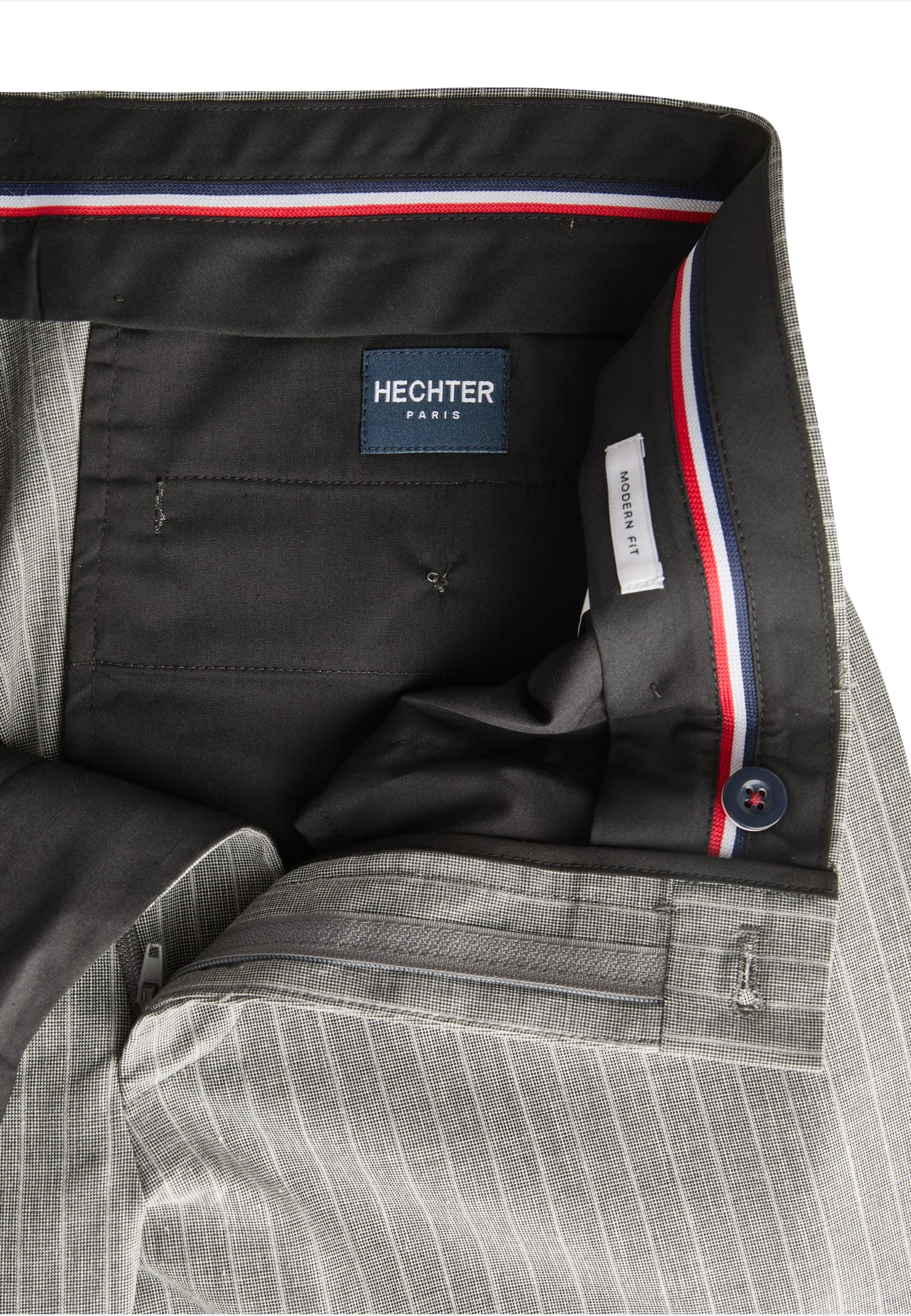 HECHTER PARIS Regular Broek 'MODERN FIT' in Grijs