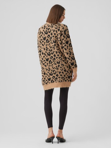 VERO MODA - Casaco de malha 'VMZelma' em castanho