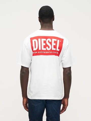 DIESEL - Camiseta 'T-BOXT-BISK' en blanco: frente