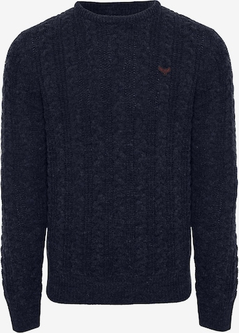 Threadbare Sweater 'Ely' in Blue: front