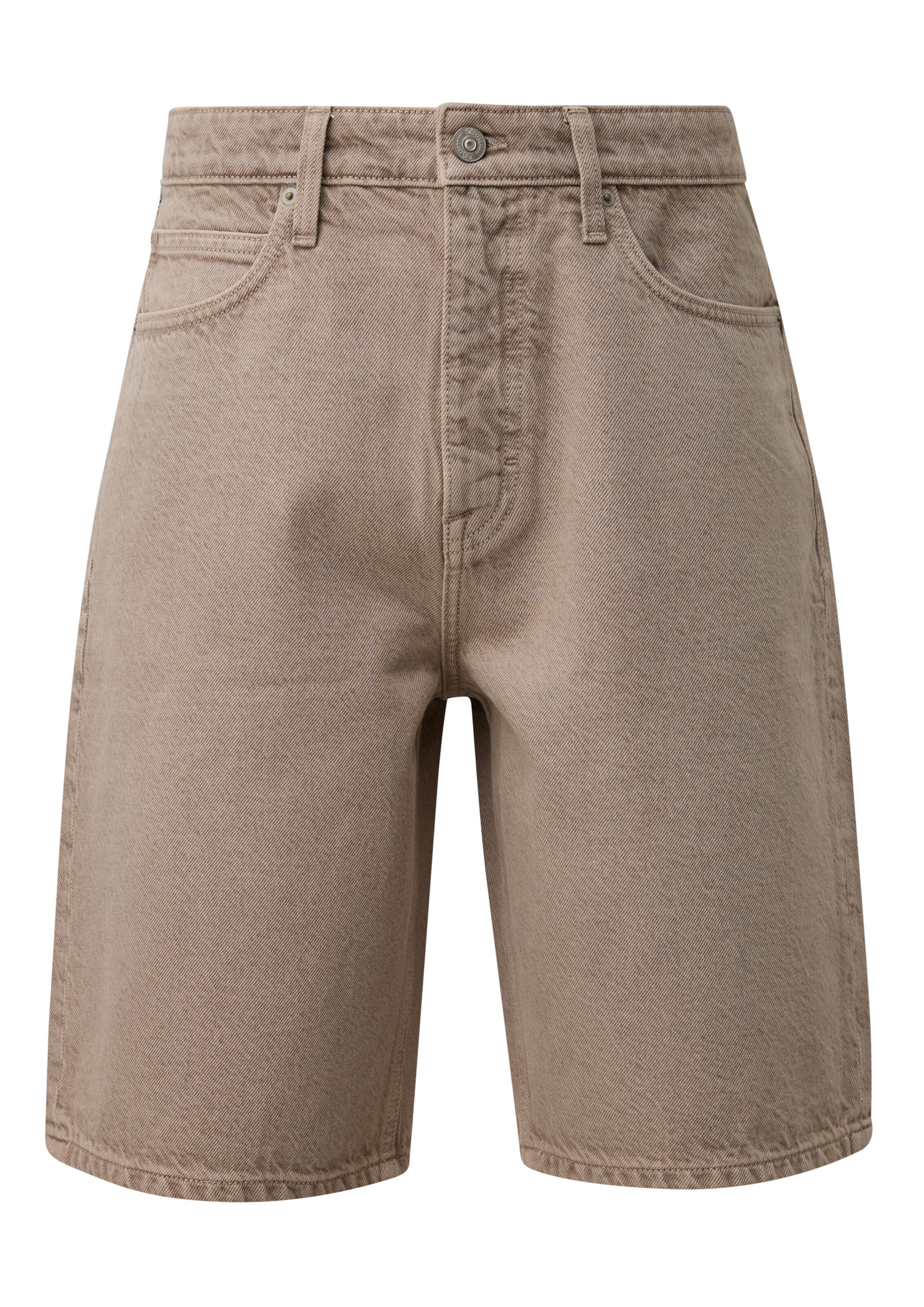 QS Jeans in Beige: voorkant
