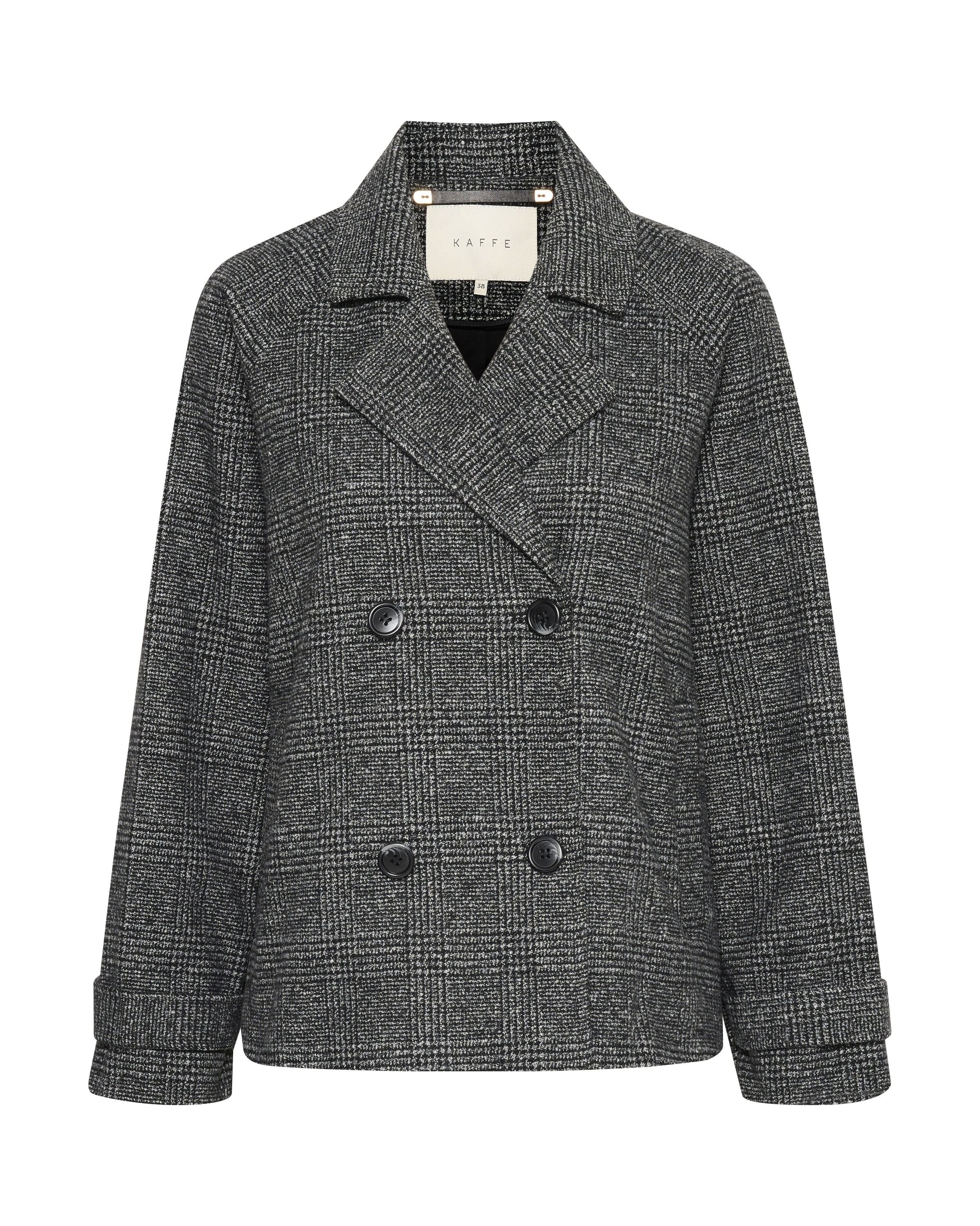 Kaffe Übergangsjacke 'Fabiola' in Grau: Vorderseite