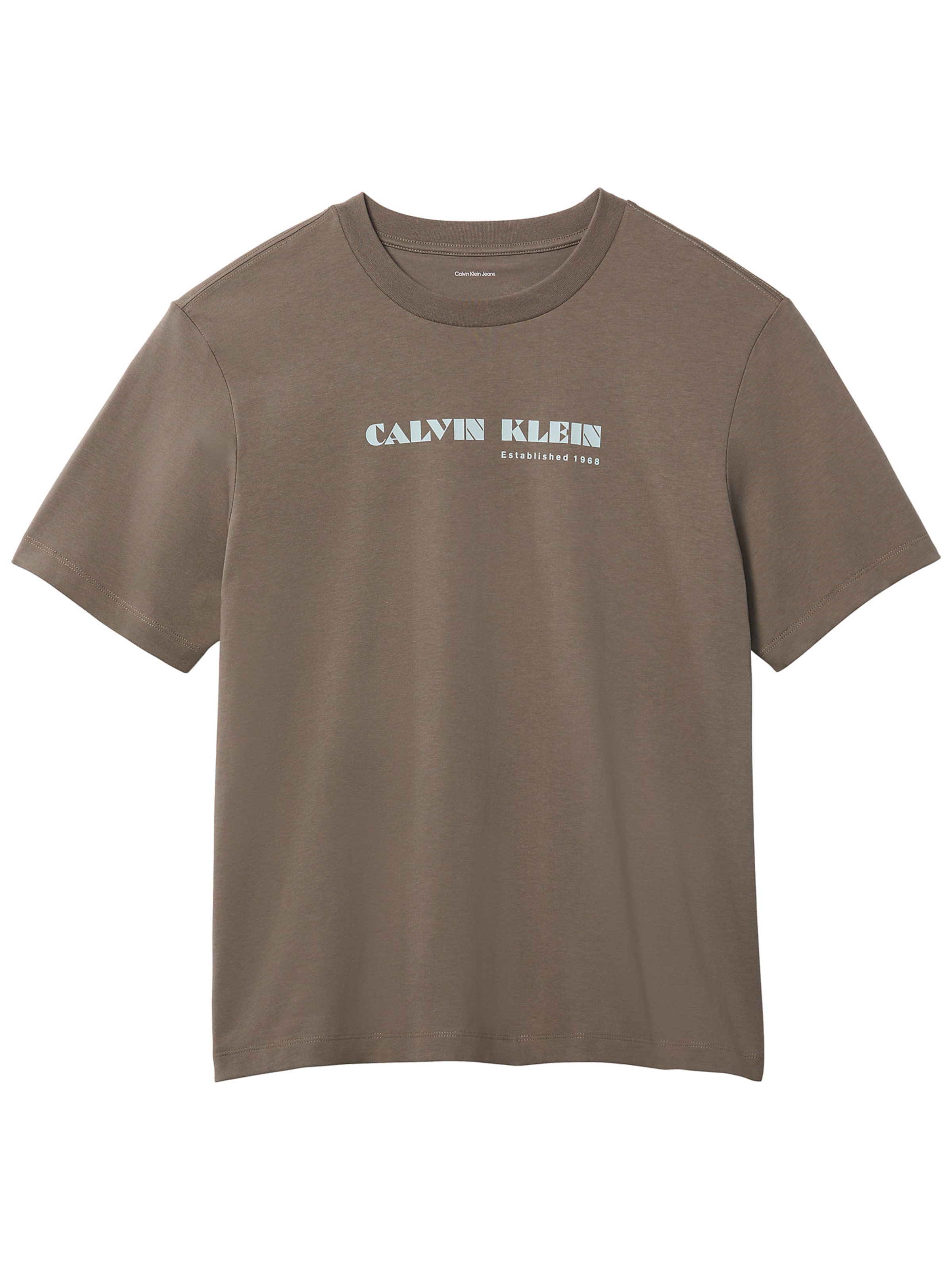 Calvin Klein Jeans Shirt in Brown: front