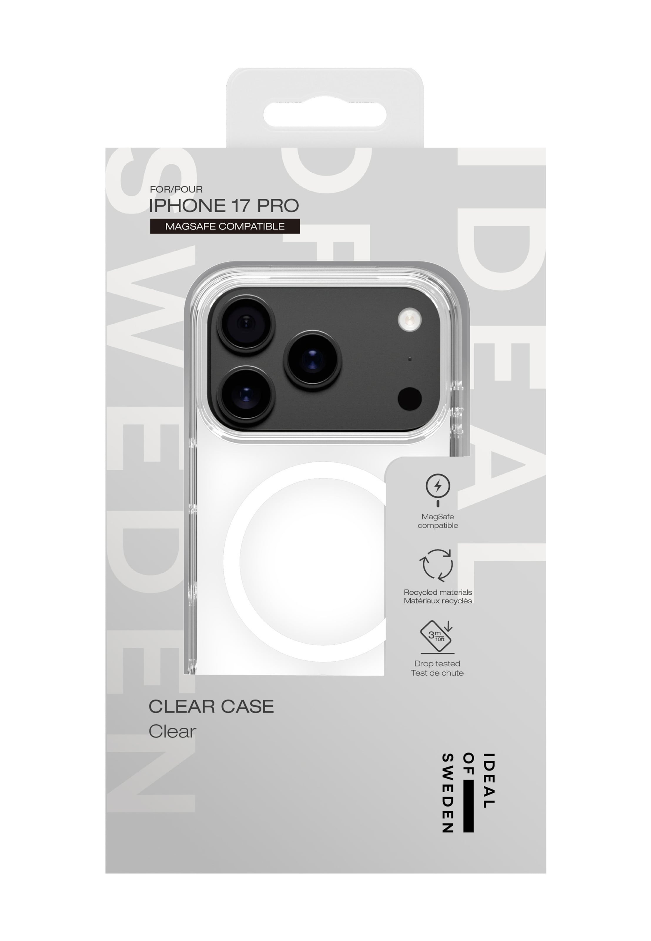 Custodia per smartphone 'MagSafe iPhone 17 Pro' di iDeal of Sweden in trasparente