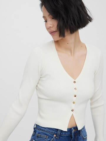 VERO MODA Knit cardigan 'Willow' in White