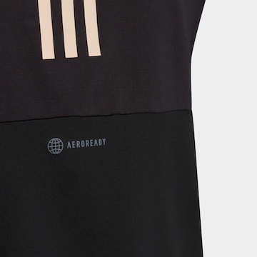 ADIDAS SPORTSWEAR Performance Shirt 'Aeroready 3-Stripes' in Black