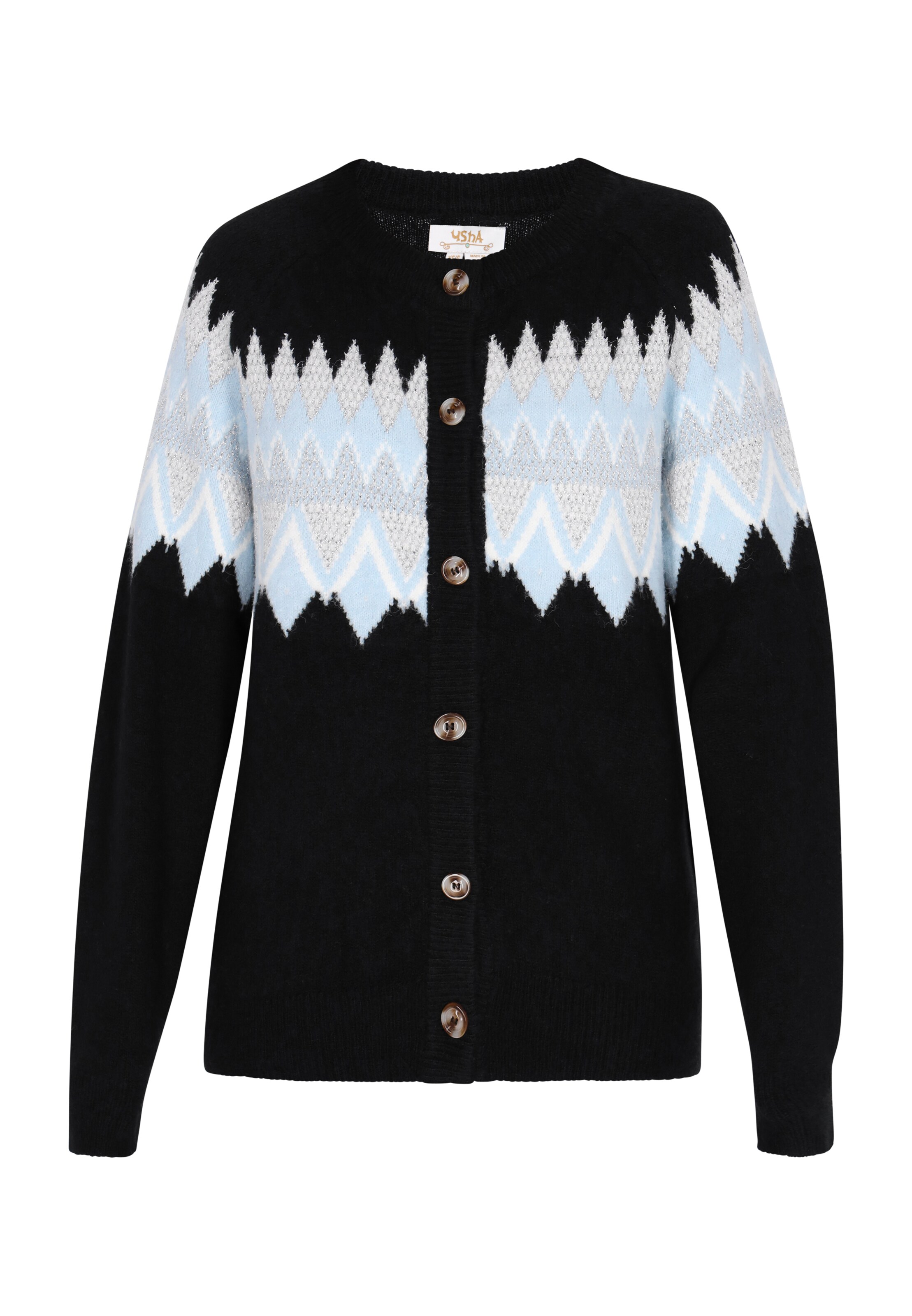 Cardigan usha FESTIVAL en noir : devant