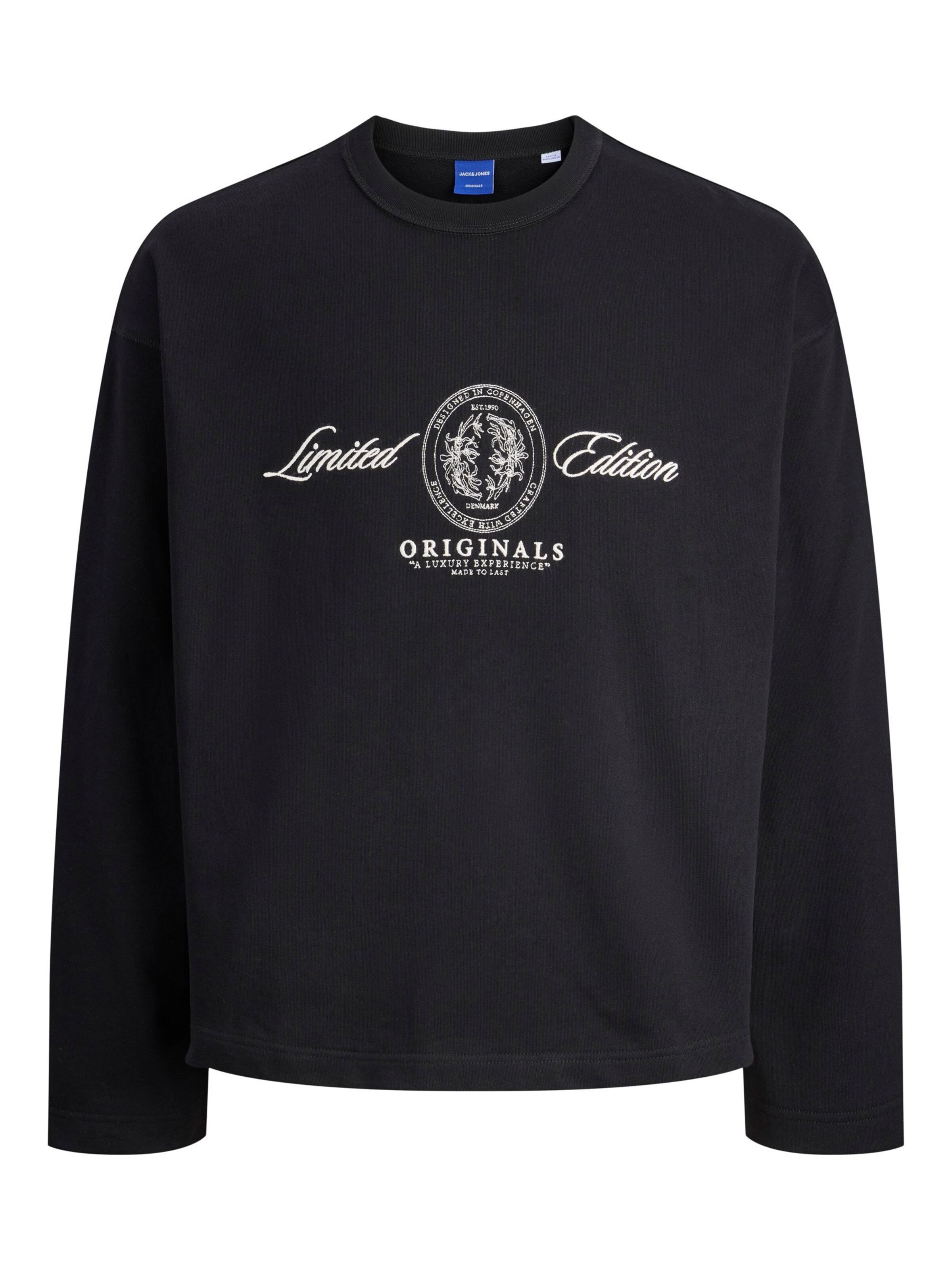 Sweat-shirt 'JORDIA' JACK & JONES en noir : devant