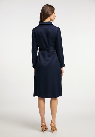 Usha Shirt Dress in Blue