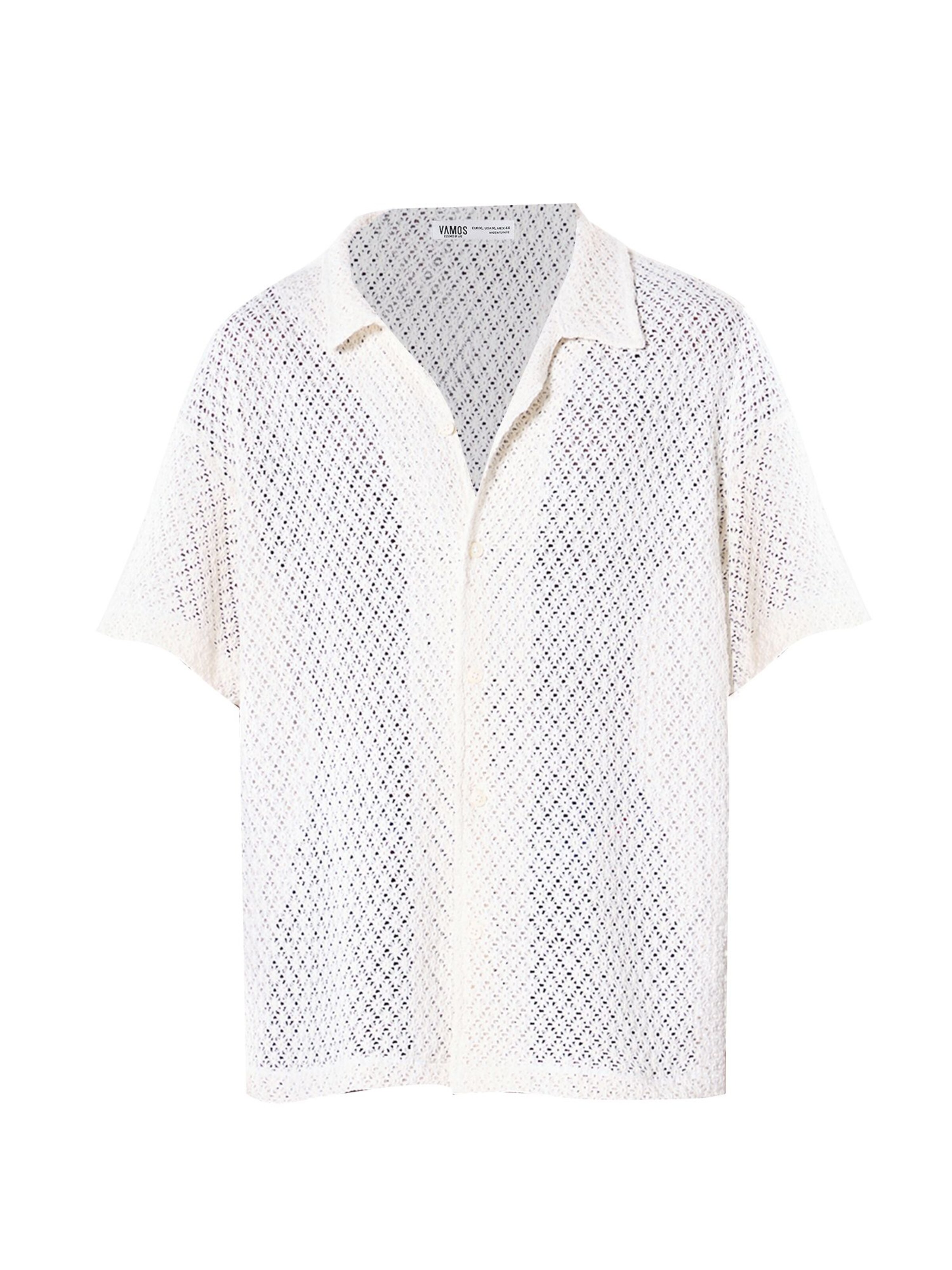 Comfort fit Camicia di VAMOS CLO in bianco: frontale