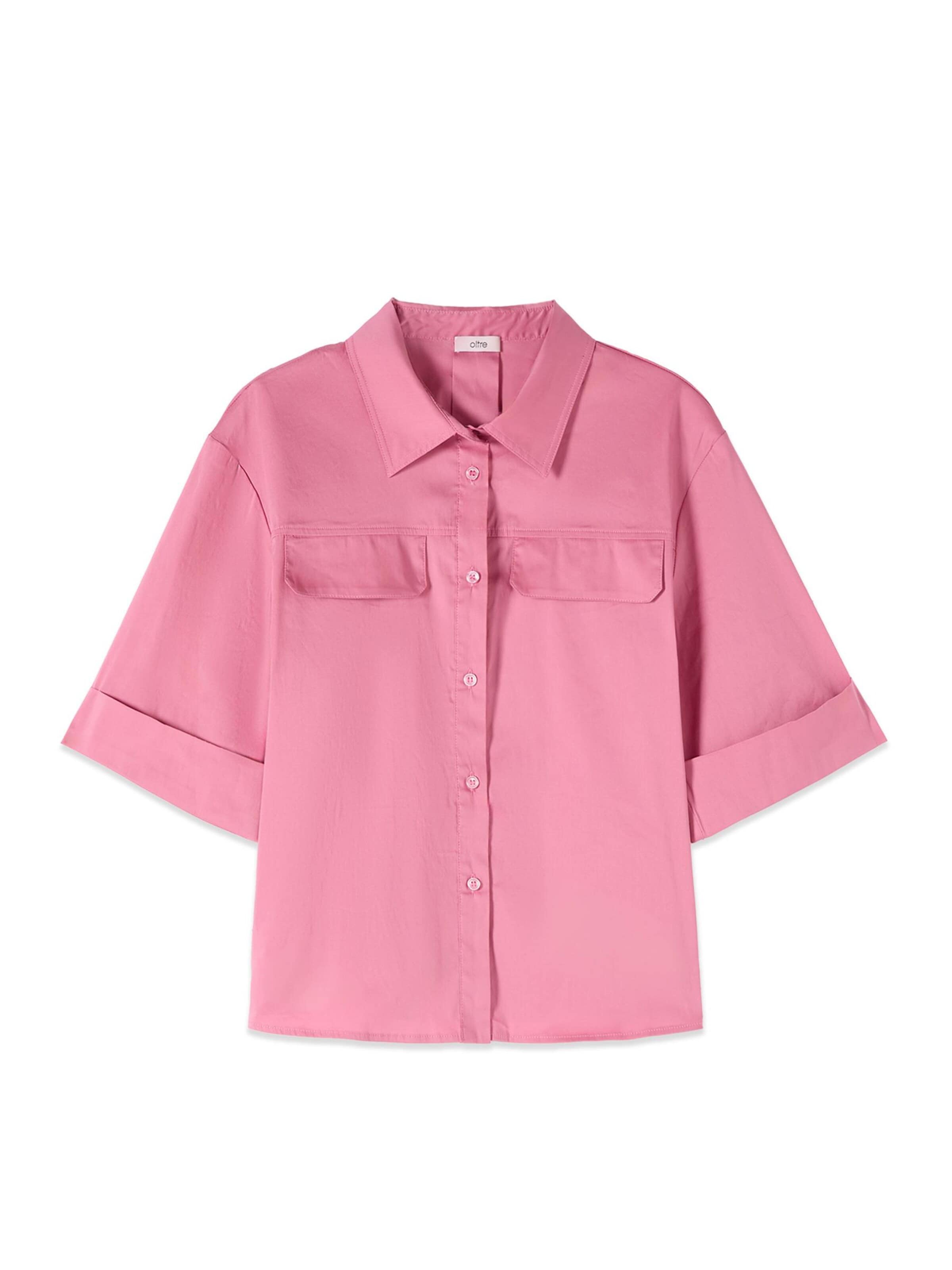 Camicia da donna di oltre in rosa: frontale