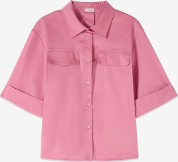Camicia da donna di oltre in rosa: frontale