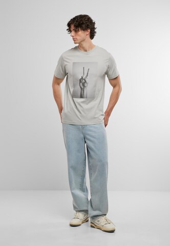 Regular fit Maglietta 'Peace Sign' di MT Men in grigio