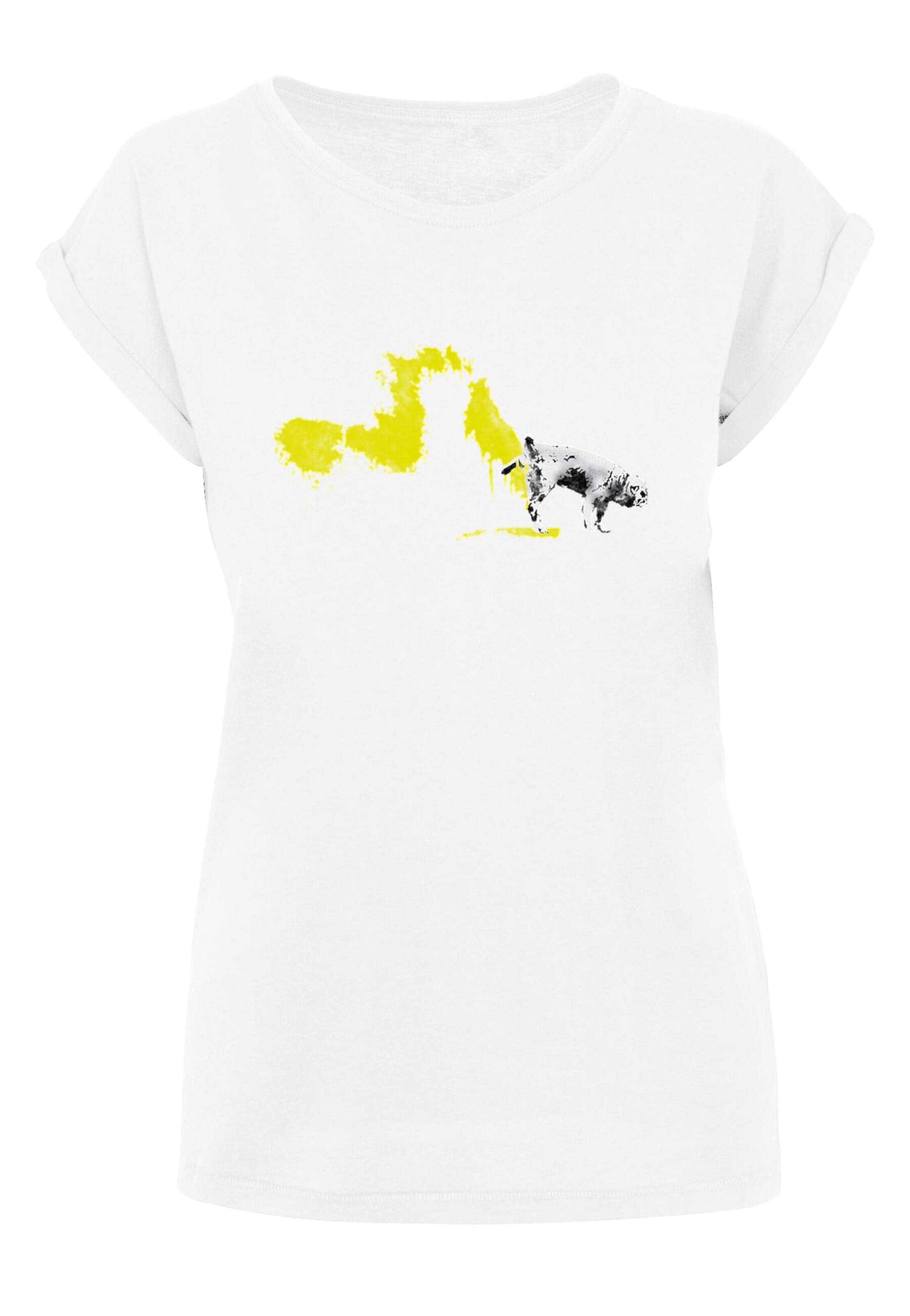 Merchcode Shirt 'Wizz Dog' in White: front