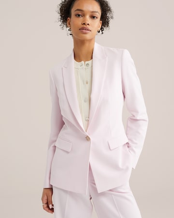 WE Fashion Μπλέιζερ 'Marly' σε ροζ: μπροστά