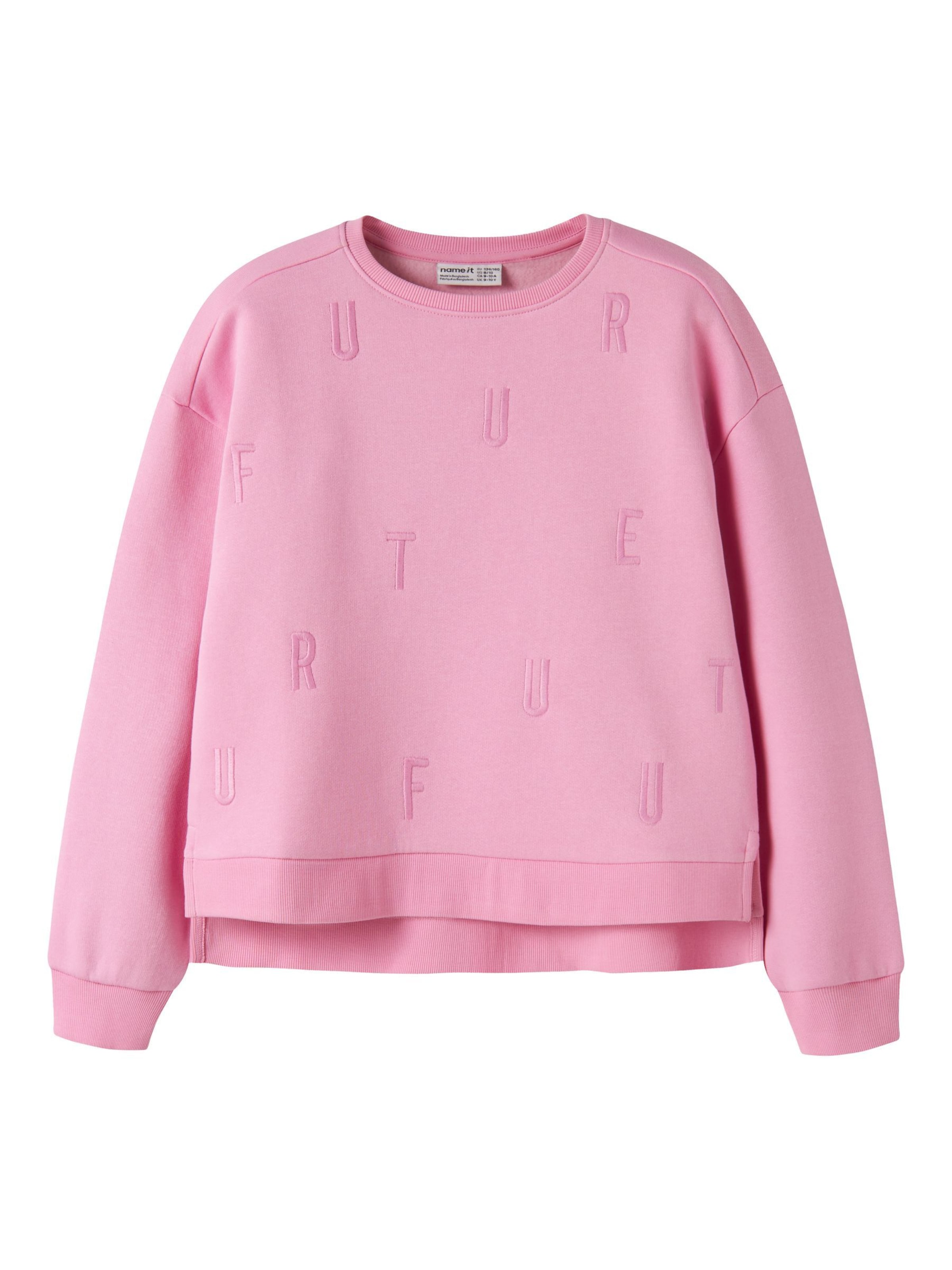 Felpa di NAME IT in rosa: frontale