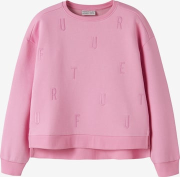 Felpa di NAME IT in rosa: frontale