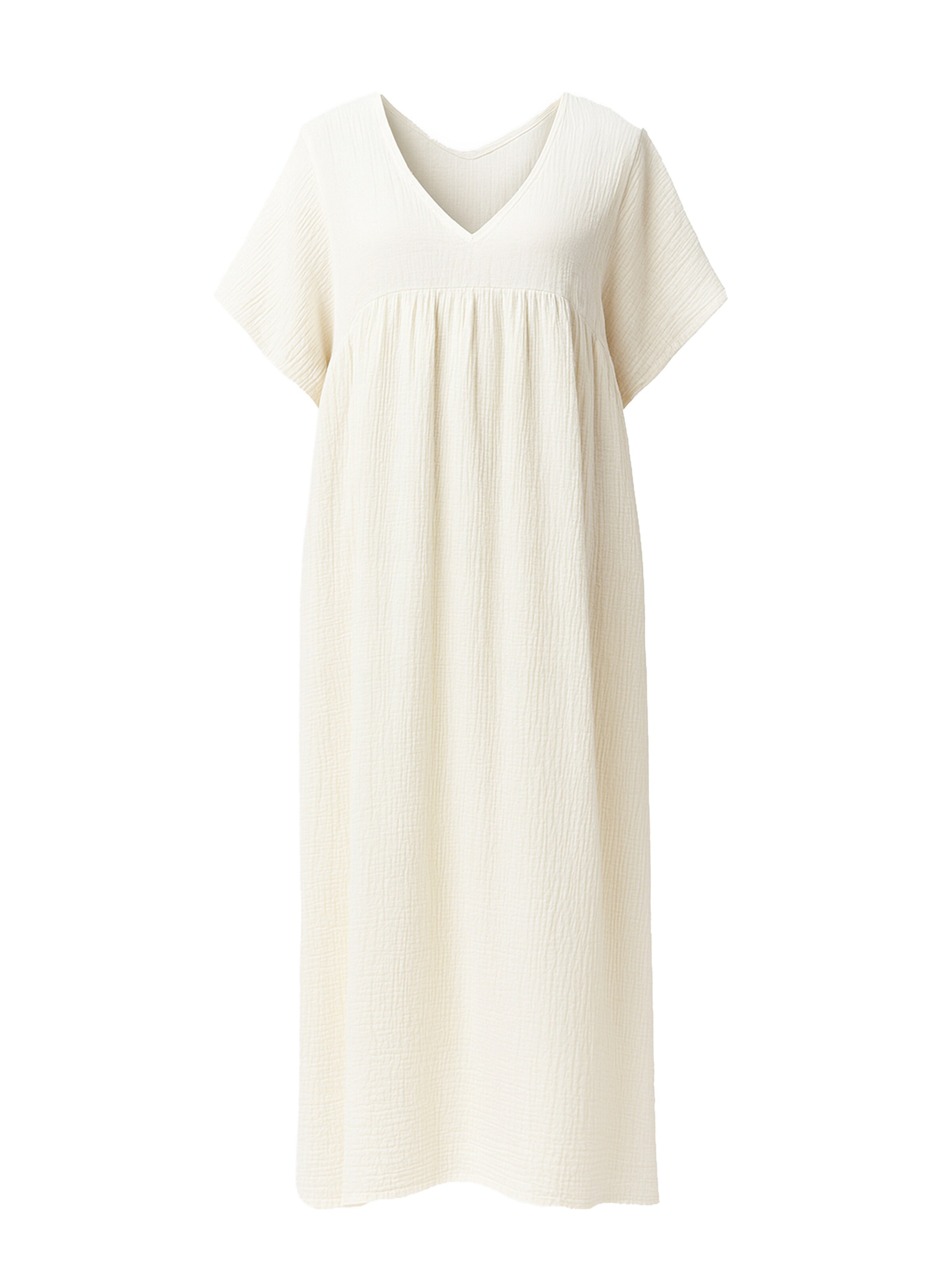 Robe Elara en blanc : devant
