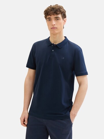 TOM TAILOR DENIM Poloshirt in Blau: predná strana