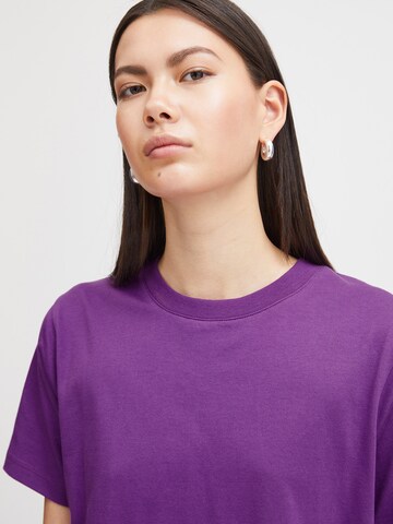 ICHI Shirt 'PALMER' in Purple