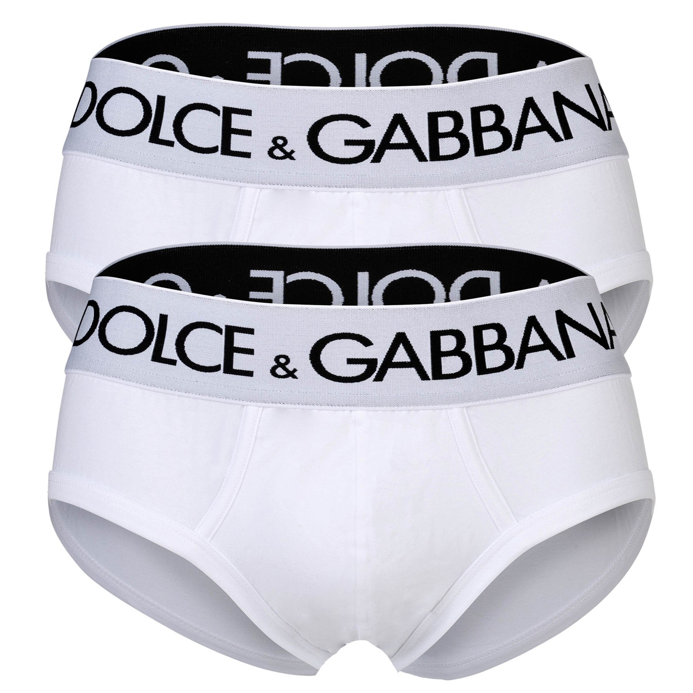 Slip di DOLCE & GABBANA in bianco: frontale