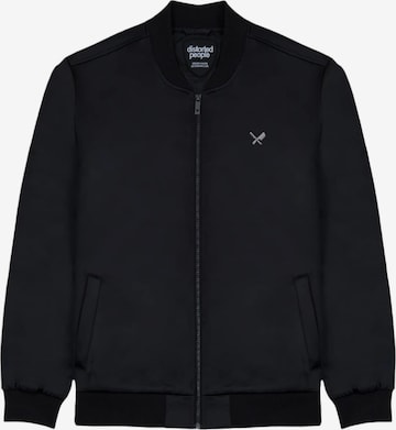 Veste mi-saison 'Classic' Distorted People en noir : devant