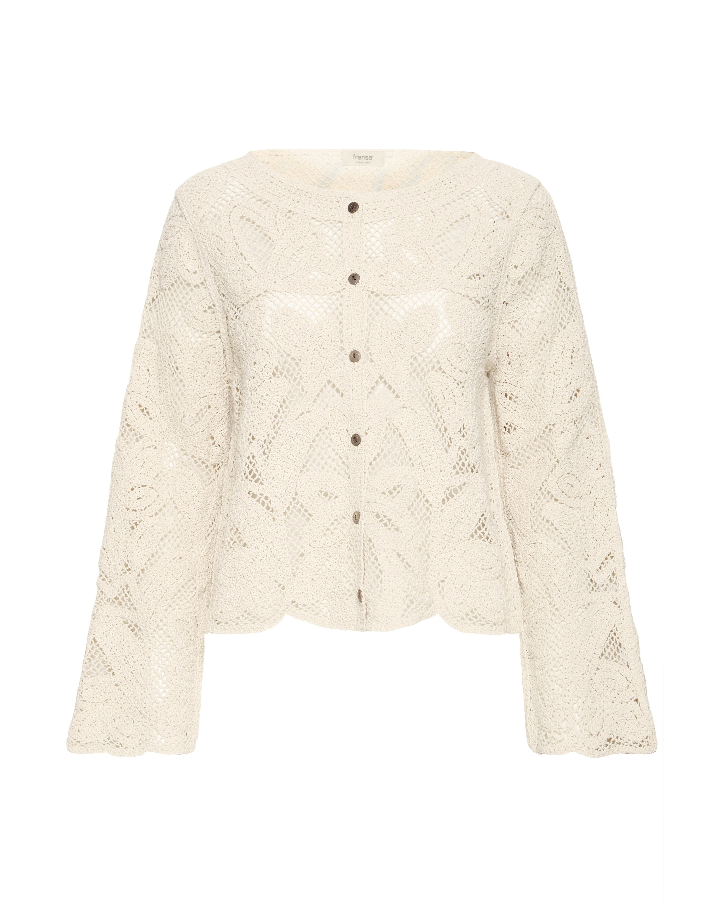 Fransa Bluse 'FRPRIM CAR 1' in Beige: Vorderseite