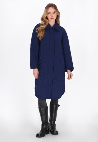 Manteau mi-saison DreiMaster Vintage en bleu : devant
