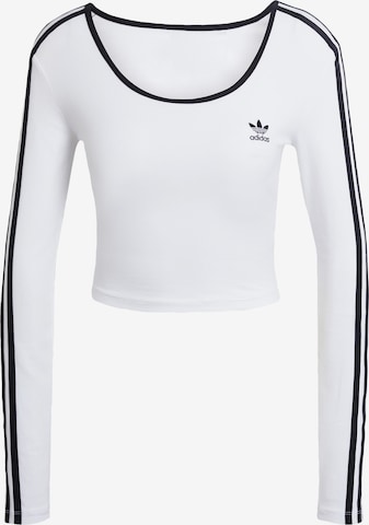 Maglietta 'Adicolor' di ADIDAS ORIGINALS in bianco: frontale